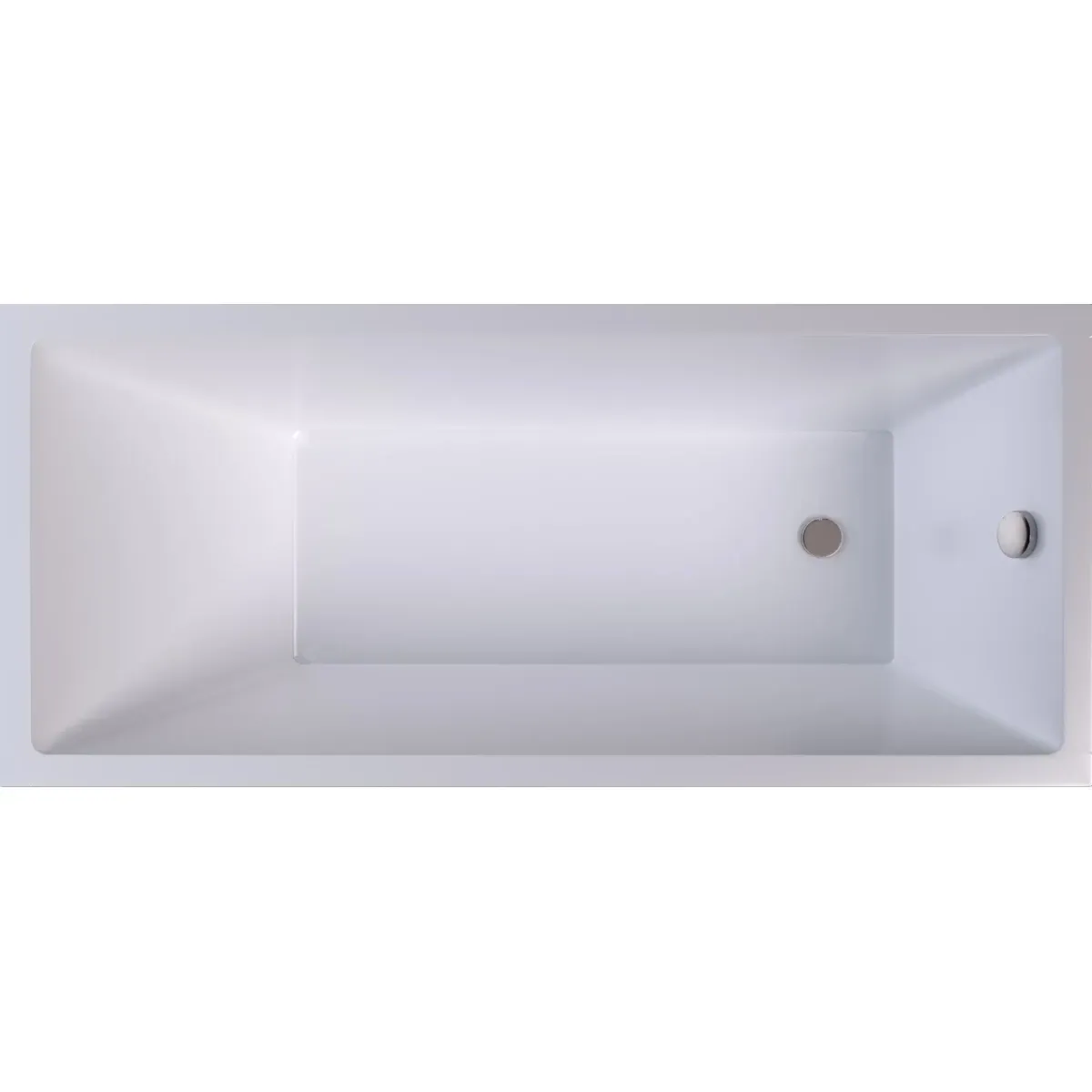 Акриловая ванна Grossman Cristal GR-2021 180x80 см, отдельностоящая, белый глянец