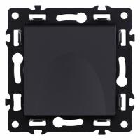 Розетка с заземлением с крышкой, без рамки Kollinger Asthetik AS-015BK