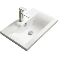 Раковина CeramaLux 9393-50 51x39,5 см, накладная, белый