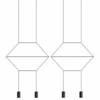 Подвесной светильник Imperiumloft Via Wireflow polyhedral Via01