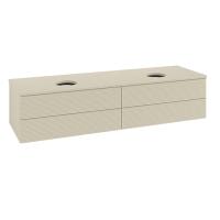 Тумба под раковины Villeroy&Boch Antao 160 L28110HJ шелковый серый матовый лак