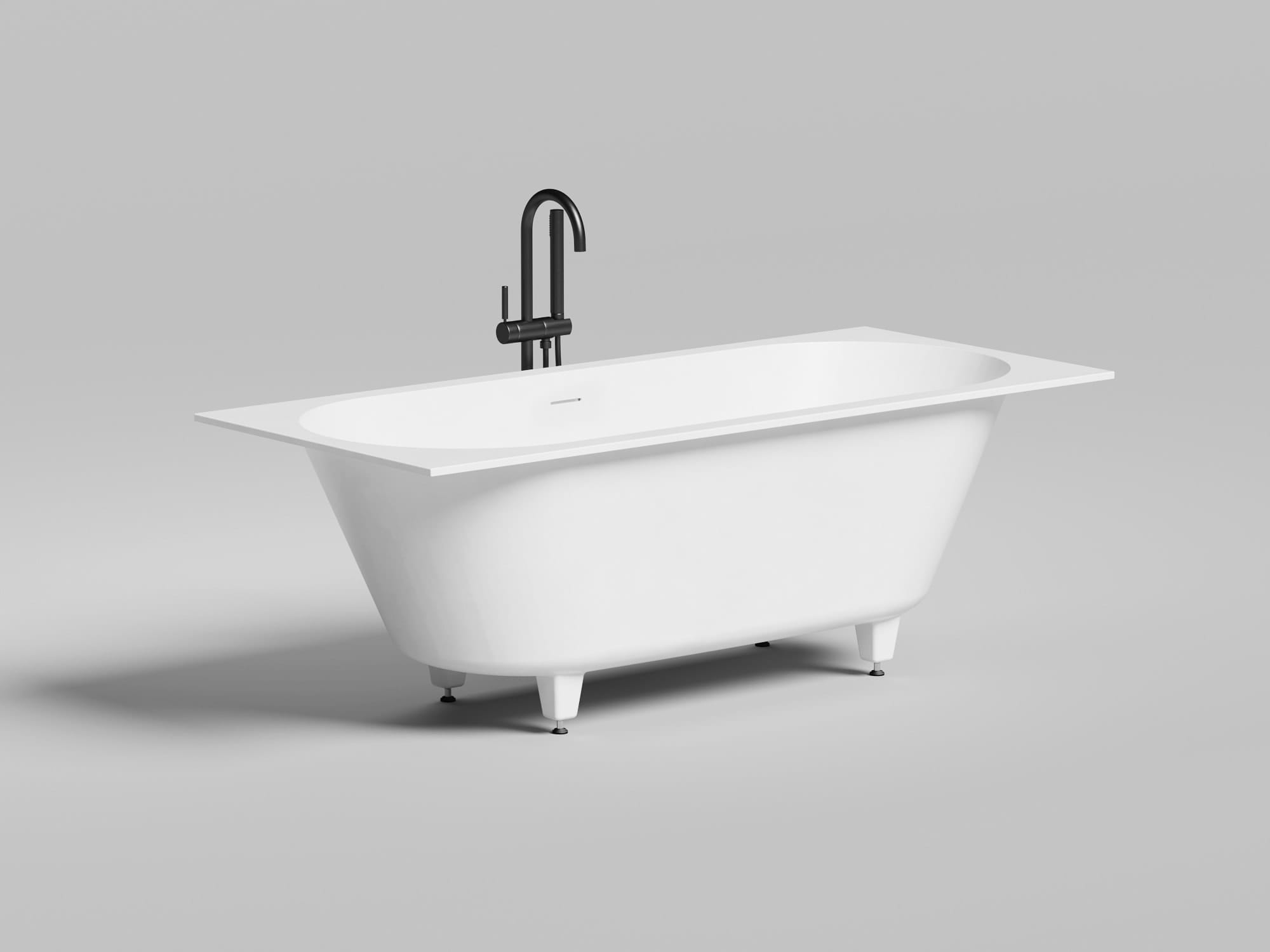 Ванна из искусственного камня Salini Ornella Axis Kit 170x75 103513G