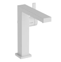 Смеситель для раковины hansgrohe Tecturis E 73040700 с донным клапаном белый матовый