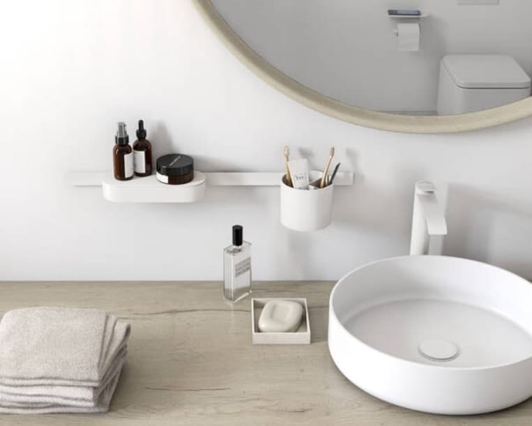 Держатель зубных щеток hansgrohe WallStoris 27921700 белый матовый