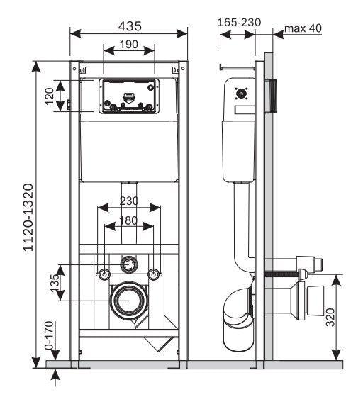 Комплект унитаз Am.Pm Spirit I012702/I014151/C701738SC с инсталляцией
