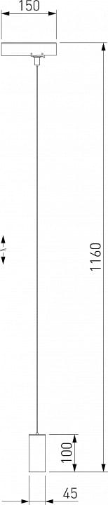 Подвесной светильник Elektrostandard Amend a065337