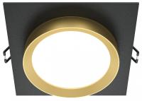 Встраиваемый светильник Maytoni Hoop DL086-GX53-SQ-BG