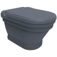 Унитаз подвесной Creavit Antik AN320-11BM00E-0000 базальт матовый