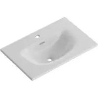 Раковина BelBagno BB-8099-3-60 61x40 см, накладная, белый