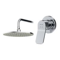 Набор: смеситель для душа верхний душ с держателем AM.PM X-Joy FB85A2R010 хром