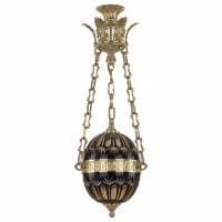 Подвесной светильник Bohemia Ivele Crystal 7100 71000P/20 G Amber-Blue/H-1I Y8