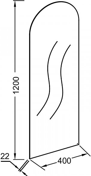 Зеркало Jacob Delafon Allure EB1464-S14