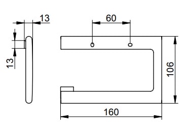 Держатель туалетной бумаги Keuco Edition 400 11562250000 шлифованная латунь