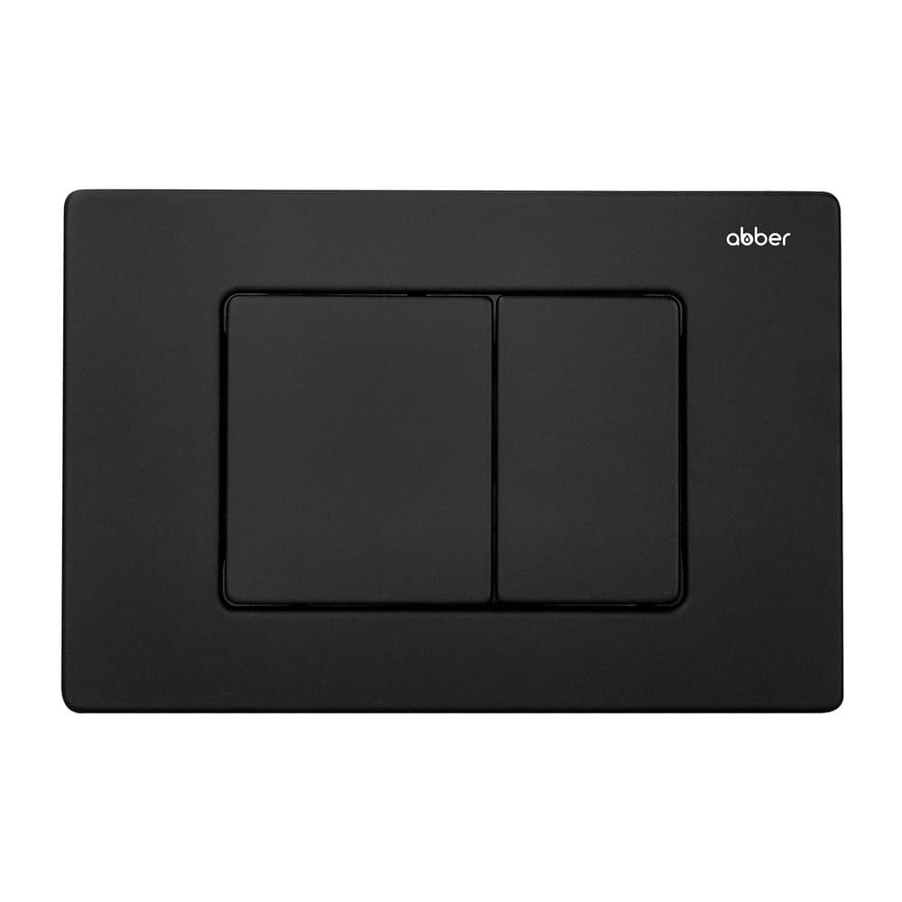 Комплект унитаза с инсталляцией Abber Bequem AC1100T-AC0105-AC0120MB с черной матовой клавишей