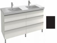 Тумба под раковину 136 см Jacob Delafon Odeon Up EB996-M61 черный матовый