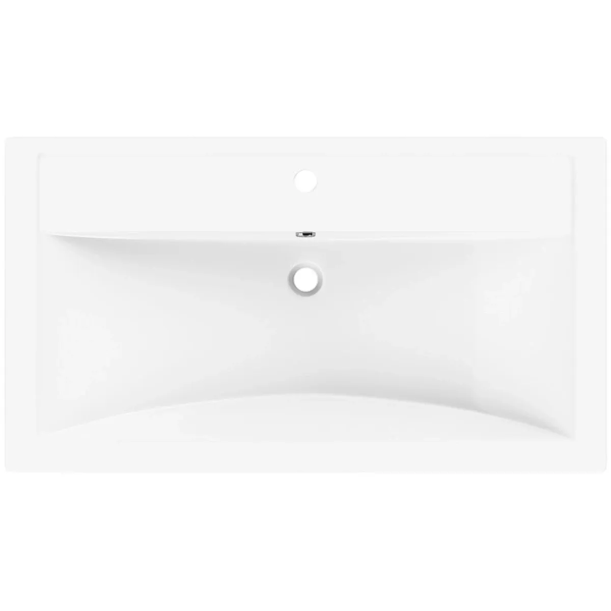 Раковина IDDIS Optima Home 4078000i28 81,5x45,5 см, накладная, подвесная, белый