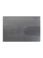 Кнопка смыва BelBagno BB-11-GM, оружейная сталь
