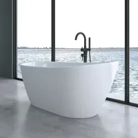 Акриловая ванна Ceruttispa Viva CT9127 170x75 см, отдельностоящая, белый