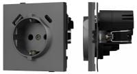 Розетка 2хUSB type A и C без рамки Arlight SCT-TENDO 054609