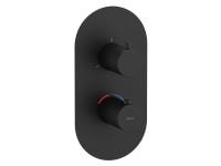 Термостатический смеситель для душа Ravak Espirit ES 067.00 X070289 черный матовый