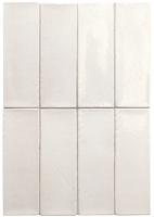 Equipe Miyako Керамогранит White gloss 5x15 глазурованный глянцевый