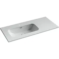 Раковина Ceramica Nova Element CN7003L 101x46,5 см L, накладная, белый
