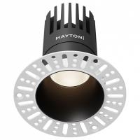 Встраиваемый светильник Maytoni Dip DL122-15W-4K-TRS-B