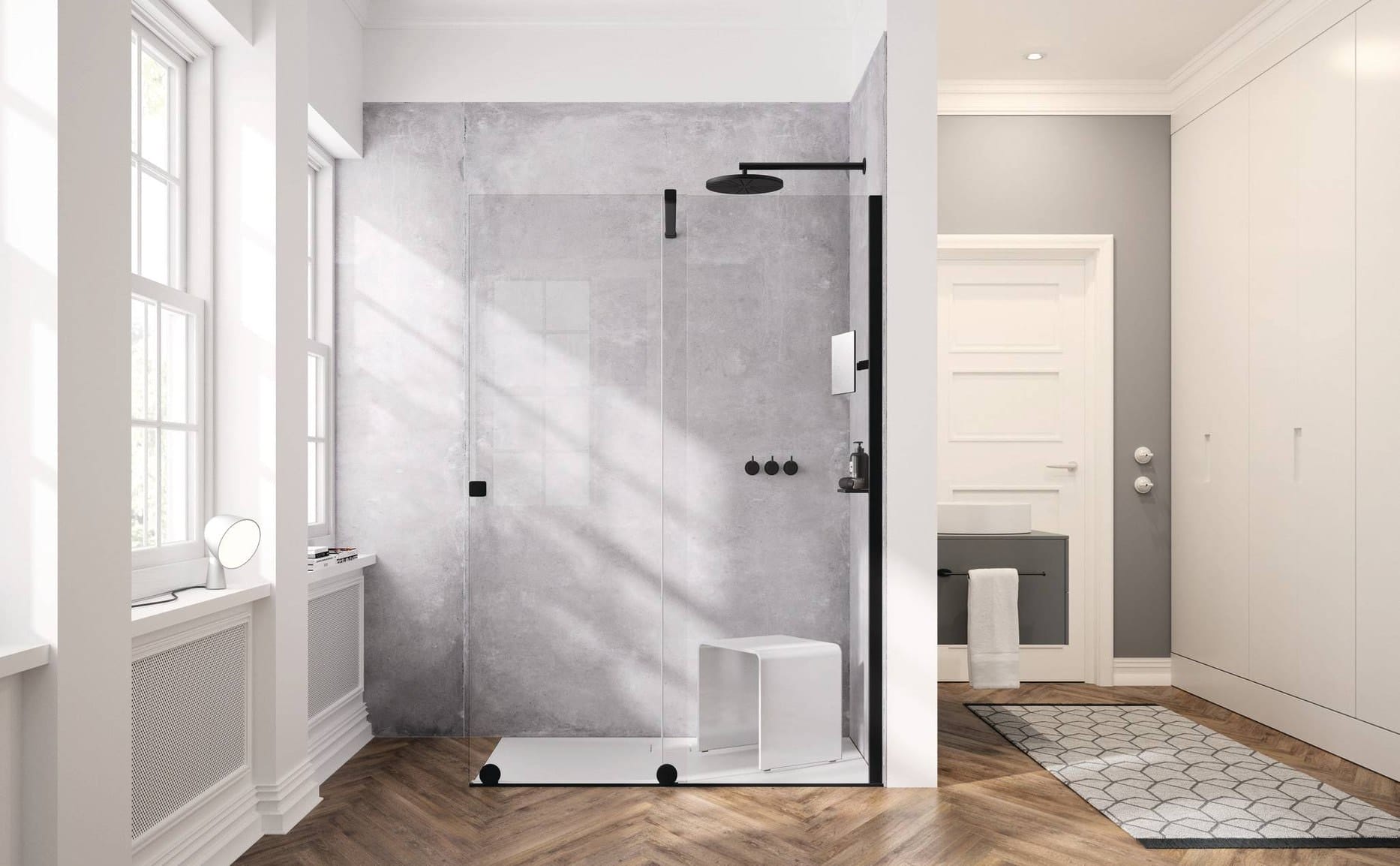 Дверь в нишу Huppe Xtensa pure XT0780.123.321.792