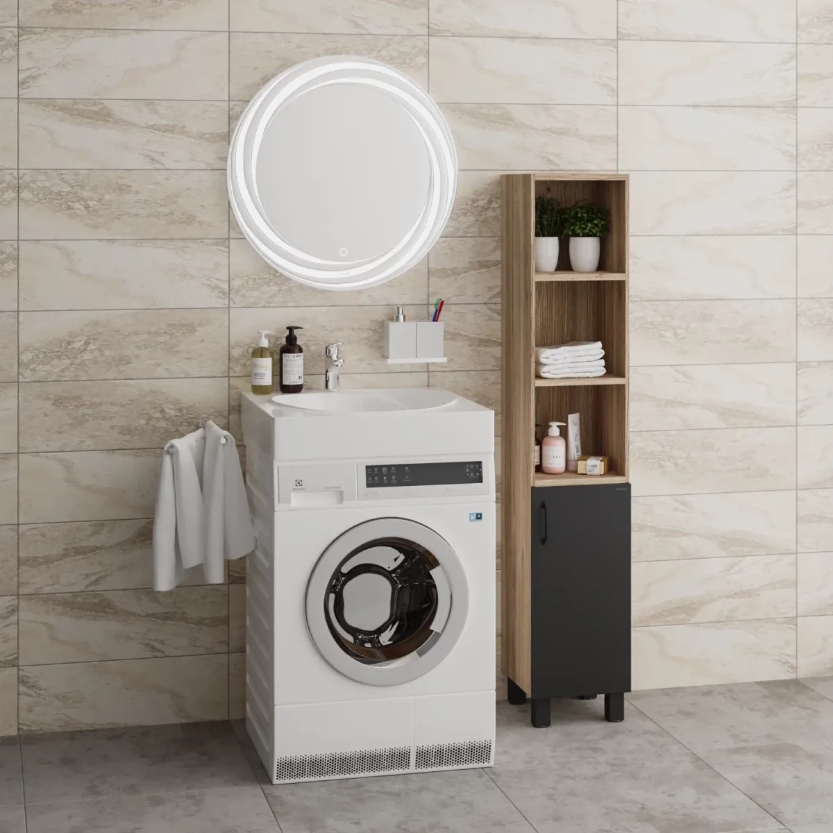 Раковина над стиральной машиной 60,5x60,3 см Grossman Neo 2606001