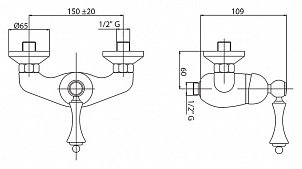 Душевая система Cezares MARGOT MARGOT-CD-01-Bi