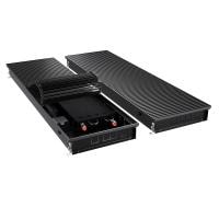 Конвектор внутрипольный Royal Thermo ATRIUM TURBO-90/400/1400-DG-U-BL