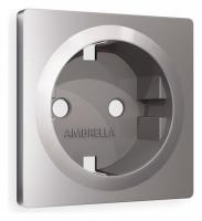 Накладка для розетки с заземлением Ambrella Volt ALFA AP5060