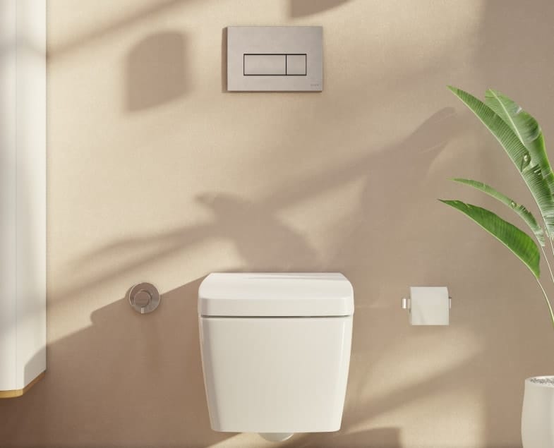 Клавиша смыва Vitra Root Square 740-2395 брашированный никель