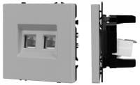 Розетка двойная Ethernet RJ-45 без рамки Arlight SCT-NOBE 059451