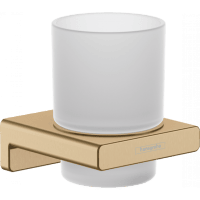 Стакандля зубных щеток hansgrohe AddStoris 41749140 шлифованная бронза