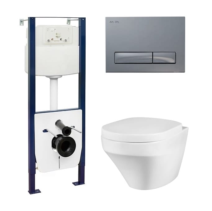 Комплект унитаз Am.Pm Inspire I012702/I014151/C501700SC с инсталляцией