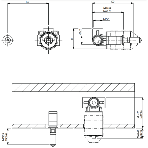 Смеситель Villeroy&Boch Loop & Friends TVW10611B150K5 черный матовый