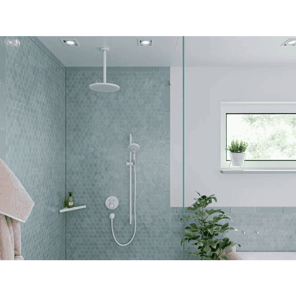 Душевая стойка hansgrohe Unica S Puro 28631700 со шлангом и держателем