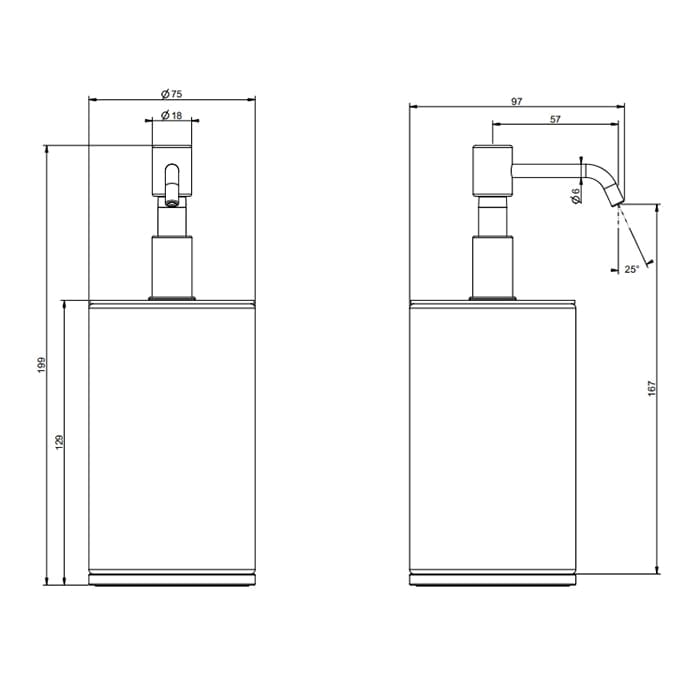 Дозатор для мыла Gessi Tondo 66438#031
