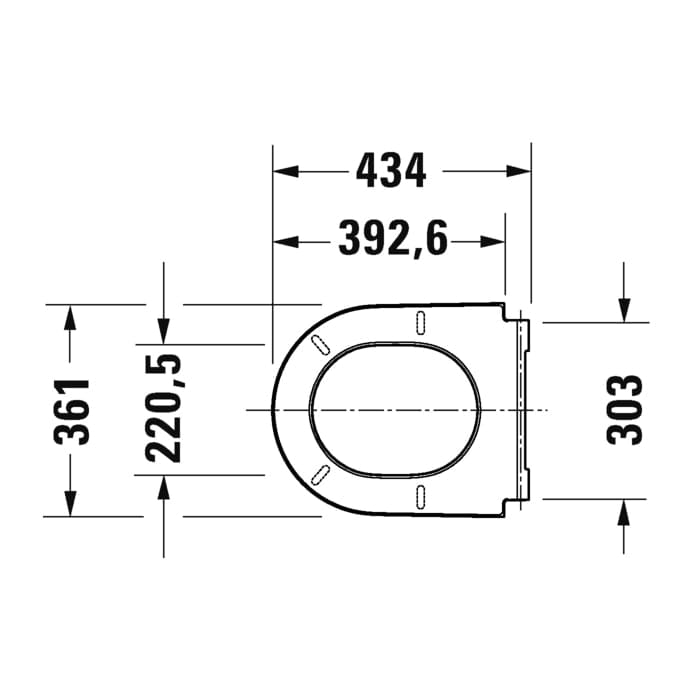 Крышка-сиденье для унитаза Duravit D-Neo 0021691394 антрацит матовый