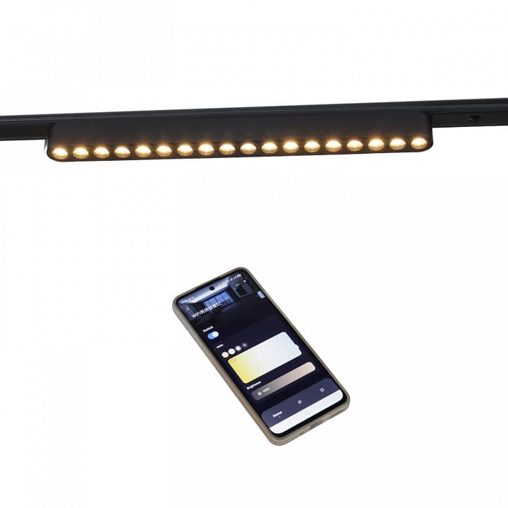 Накладной светильник Reluce 13002 13002-9.3-001UR magnetic LED16W BK CCT+SMART