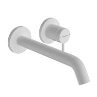 Смеситель для раковины hansgrohe Tecturis S 73351700 с донным клапаном белый матовый