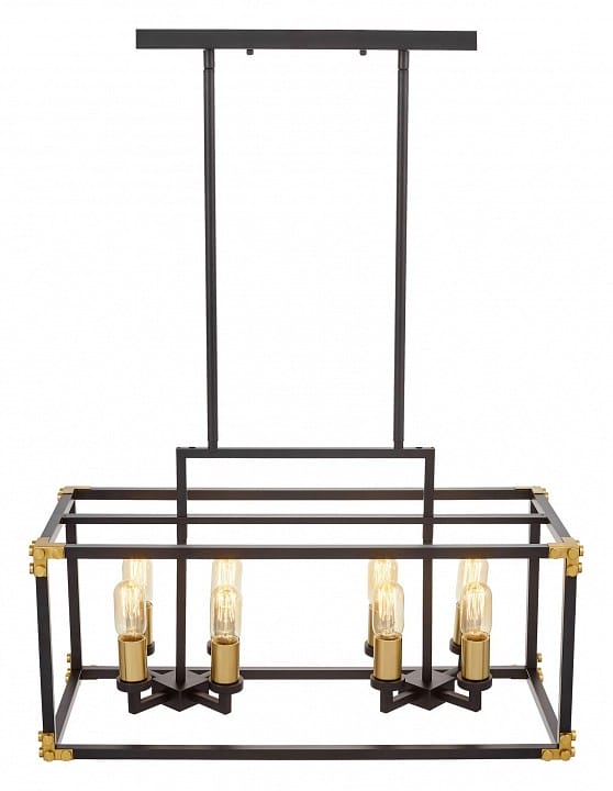 Подвесной светильник LUMINA DECO Waldorf LDP 1140-8 BK+MD