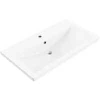 Раковина IDDIS Optima Home 4078000i28 81,5x45,5 см, накладная, подвесная, белый
