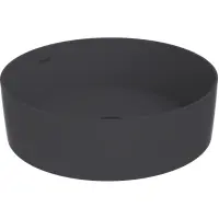 Раковина-чаша Creavit Nice NC045-00AM00E-0000 45x45 см, накладная, антрацит матовый