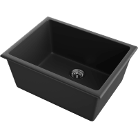 Кухонная мойка Omoikiri Okinoshima 61-U/I 4997063 черная матовая