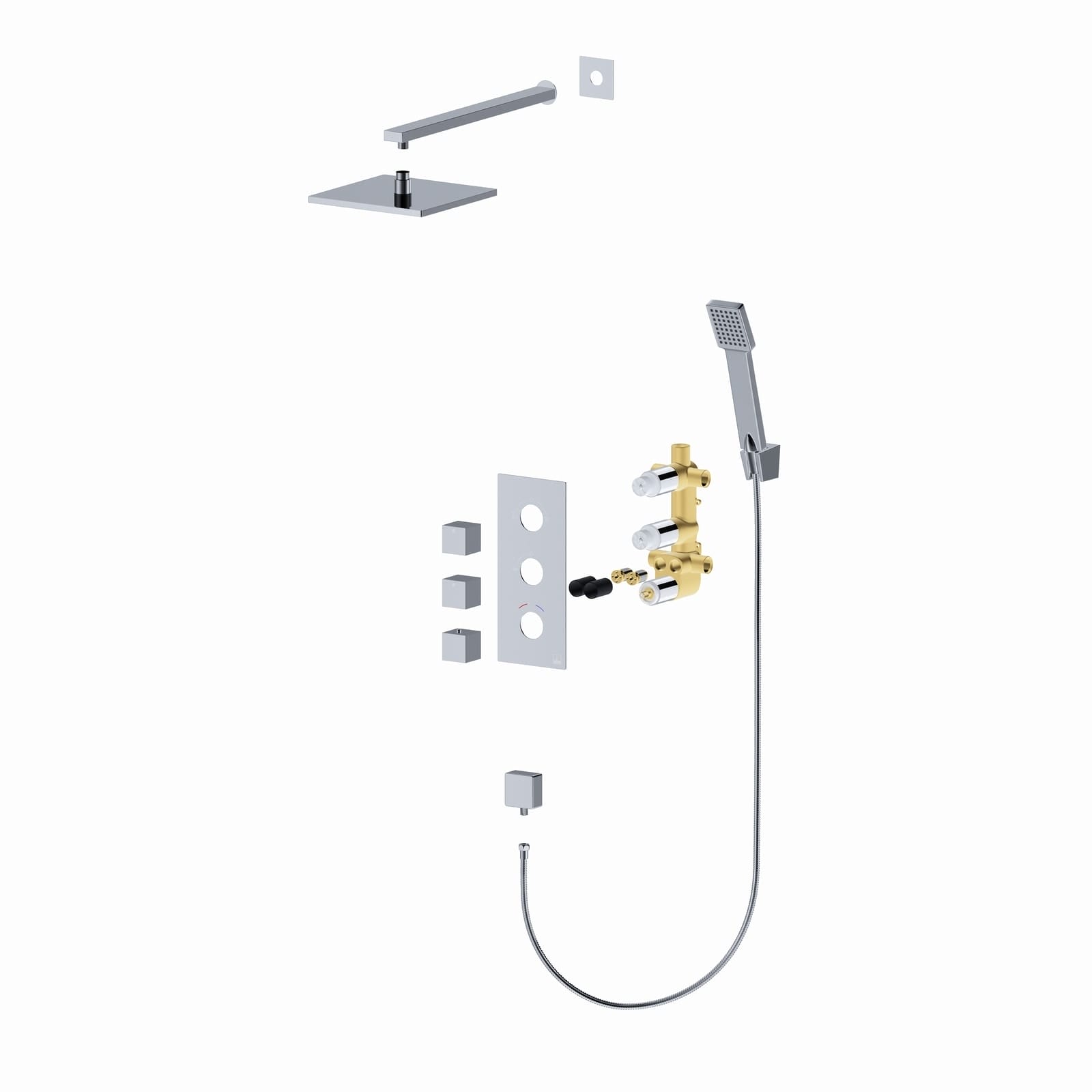 Душевой комплект Timo Tetra-thermo SX-0179/00SM с термостатом