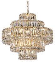 Подвесная люстра Newport 8450 8459+6/C gold