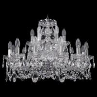 Подвесная люстра Bohemia Ivele Crystal 1402 1402/12+6/240/Ni