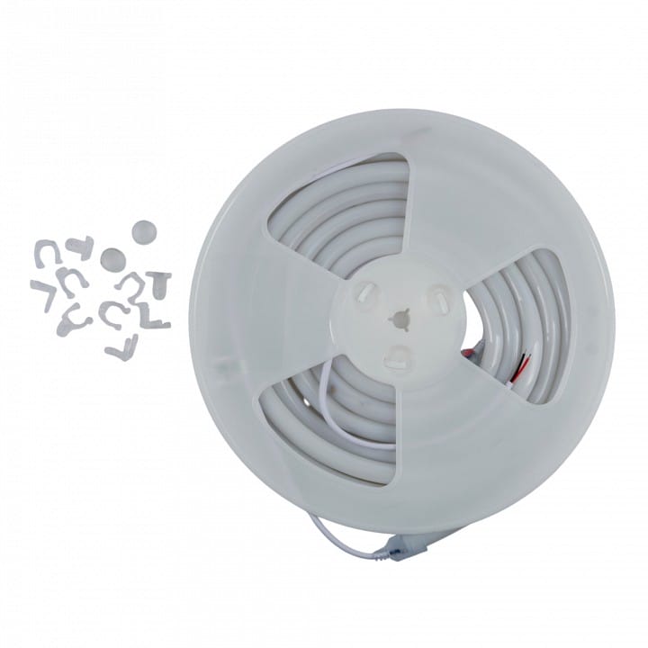 Комплект с лентой светодиодной Uniel ULS-N40-2835-120LED/m-16mm-IP68-DC24V-10W/m-5M-3000K NEON SET01 UL-00012843